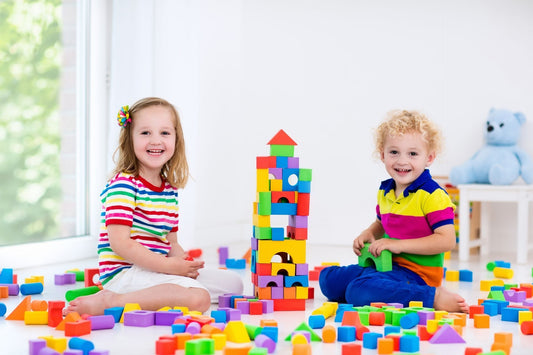 Ramakra | Kids playing with building blocks DIY toys for 10 year olds