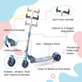 Toddler Scooter for Kids 3-12 Years | Adjustable Heights & LED Wheels