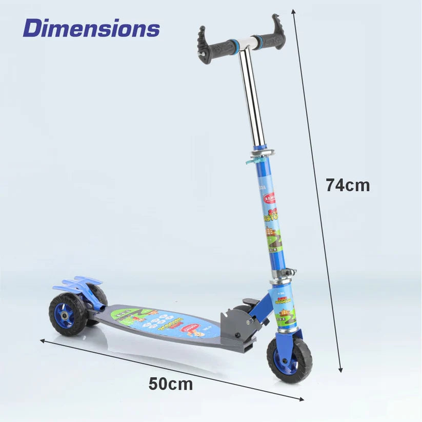 Toddler Scooter for Kids 3-12 Years | Adjustable Heights & LED Wheels