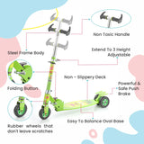 Toddler Scooter for Kids 3-12 Years | Adjustable Heights & LED Wheels