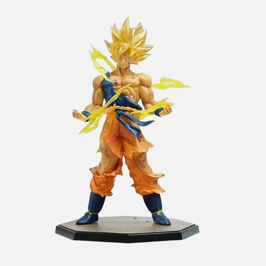 Dragon Ball Z - Son Goku Action Figure- Miniature Toy Figure (Doll) Special Edition for Car Dashboard, Decoration, Cake, Office Desk & Study Table (Pack of 1) (Height- 15cm)