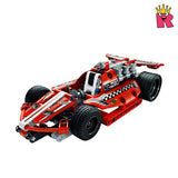 Tech Bricks 3412 Red Building Block Racing Car 158+ Pieces, Pull Back Block Car