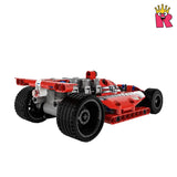 Tech Bricks 3412 Red Building Block Racing Car 158+ Pieces, Pull Back Block Car