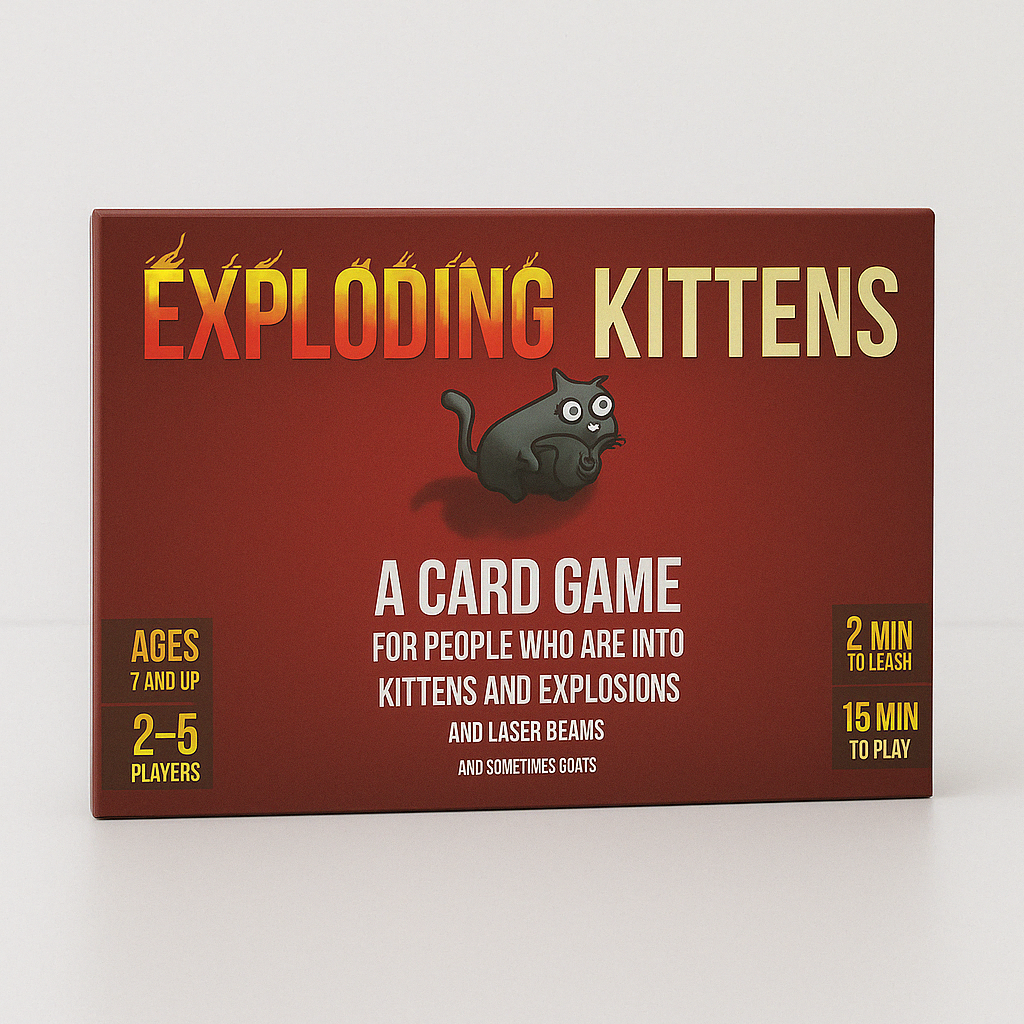 Exploding Kitten card Game /  Adult Leisure Party Funny Games /  Family Children Educational Toy