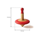 Eco-Friendly Wooden Spinning Top Toy Set – Colorful Lattu Chakri for Kids & Adults (Pack of 4)
