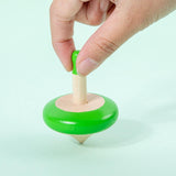 Eco-Friendly Wooden Spinning Top Toy Set – Colorful Lattu Chakri for Kids & Adults (Pack of 4)