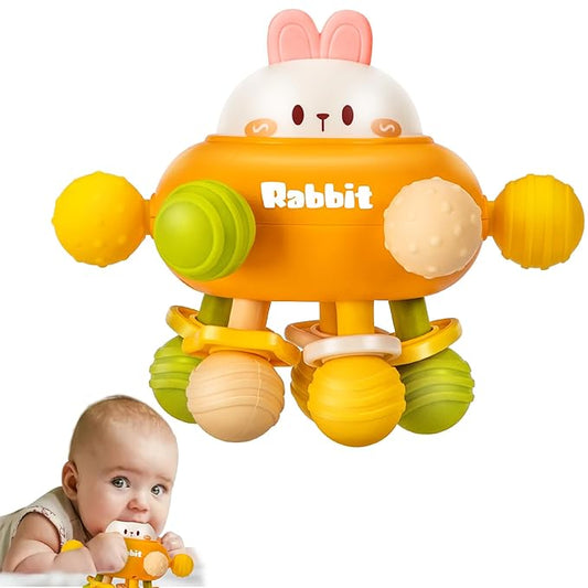 Sensory Toys for 0-6 6-12 Months, Baby Teether Teething Toys for Babies 0 3 6 9 12 18 Months,