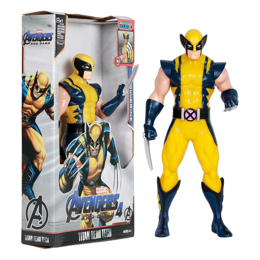 Superhero Action Figure Toys, Kids Superhero Toys, Hollywood Superhero, Action Figure, Set of Superhero Characters | Toys for Kids (with Light & Sound) (Wolverine)