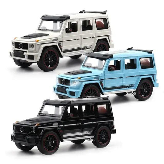 Scale Exclusive Alloy Metal Pull Back Die-cast Car Model with Sound Light Mini Auto Toy for Kids Metal Model Toy Car with Sound and Light? (BRABUS 800 - MULTICOLOR)