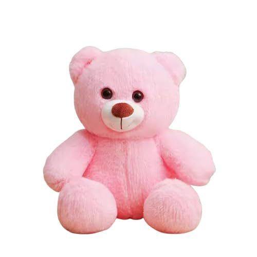 Fur Teddy Bear for Kids Girls & Boys Birthday Gifts (Color: Pink)