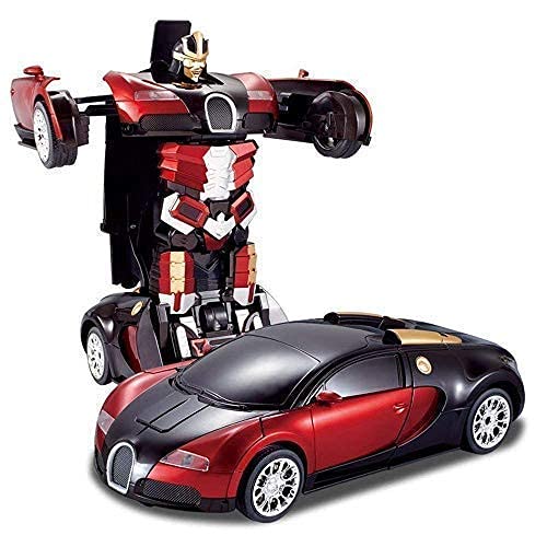 Battery-Powered Car-Robot Convertible Toy with Lights and Sounds, for Kids 3+, Pack of 1