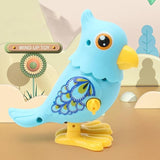 Jumping Bird Animals Key Operated Wind Up Toys for Toddler Kids Colorful Funny Moving Toys for Babies 6-12 Months Pack of 3