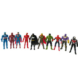 Superhero Action Figures for Kids and Babies, Multicolor Play Set (Set of 10) - Toys for Boys and Girls