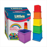 Rainbow Stacking Cubes I Activity Toy for Babies I Multicolor I Infant & Preschool Toys I Develops Motor & Reasoning Skills(7 Pieces)
