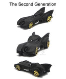 Black Superhero Car Set, 6 Push N Go Vehicles for Toddlers, Die-Cast Gift (Bat 6pc)