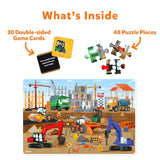 Jigsaw & Toddler Puzzles, Educational Toy, Gifts for Ages 3-7 (48 Pieces, 2 x 3 feet)