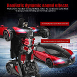 Battery-Powered Car-Robot Convertible Toy with Lights and Sounds, for Kids 3+, Pack of 1