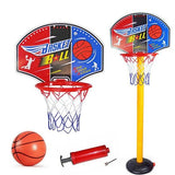 Adjustable Height Basketball Set for Kids with Stand – Portable Basketball Hoop for Home with Ball – Basketball Stand for Kids Indoor/Outdoor Play for Kids (Pack of 1)