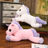 60cm Pink & Blue Unicorn Soft Toy for Girls