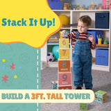 Stacking and Nesting Cubes Educational Toys | Learning Activity | Easy & Fun Way of Early Learning | Brain Activity | Kids Education | Travel-Friendly Multicolor Pack of 1 (0 to 3 Years)