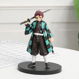 Demon Slayer Tanjiro Action Figures Height-15CM Multicolour PVC Collectible for Anime Fans | Tanjiro 16CM Medium