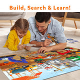 Jigsaw & Toddler Puzzles, Educational Toy, Gifts for Ages 3-7 (48 Pieces, 2 x 3 feet)