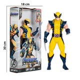 Superhero Action Figure Toys, Kids Superhero Toys, Hollywood Superhero, Action Figure, Set of Superhero Characters | Toys for Kids (with Light & Sound) (Wolverine)