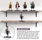 Demon Slayer 6-Pack Action Figures (16CM) - Colorful Decor for Car, Cake, Desk, and Study.