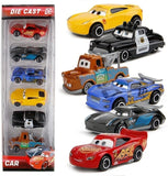 Metal Die Cast Racers Set of 6 Small Unbreakable Cars for Kids, Ideal for Competition and Play.