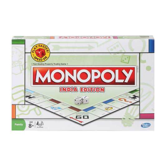 Monopoly Board Game - India Edition for Family Fun, Ages 8 and Up