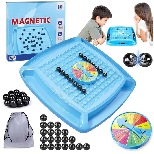 Magnetic Chess Toy with Stones – Portable, Travel-Friendly, Educational and Family Fun & Strategy Board Game