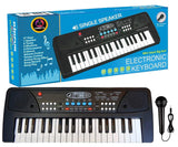 Kids Piano with Mic: Musical Toy with Rhythms, Tones, and Demos