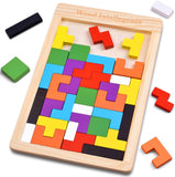 Wooden Block Puzzle: High-Quality Wood Blocks for Kids and Adults