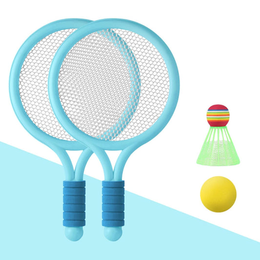 Kids Racket Set - Tennis & Badminton | Portable Plastic Rackets for Ages 3-5, Indoor/Outdoor