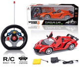 Lamborghini Toy RC Racing Car with Openable Doors, Multicolor | Remote Control Car for Kids and Adults | High-Speed RC Car | Rechargeable Battery-Powered