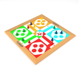 Buy Wooden Ludo & Chess Board Game Online in India | Two in One Set