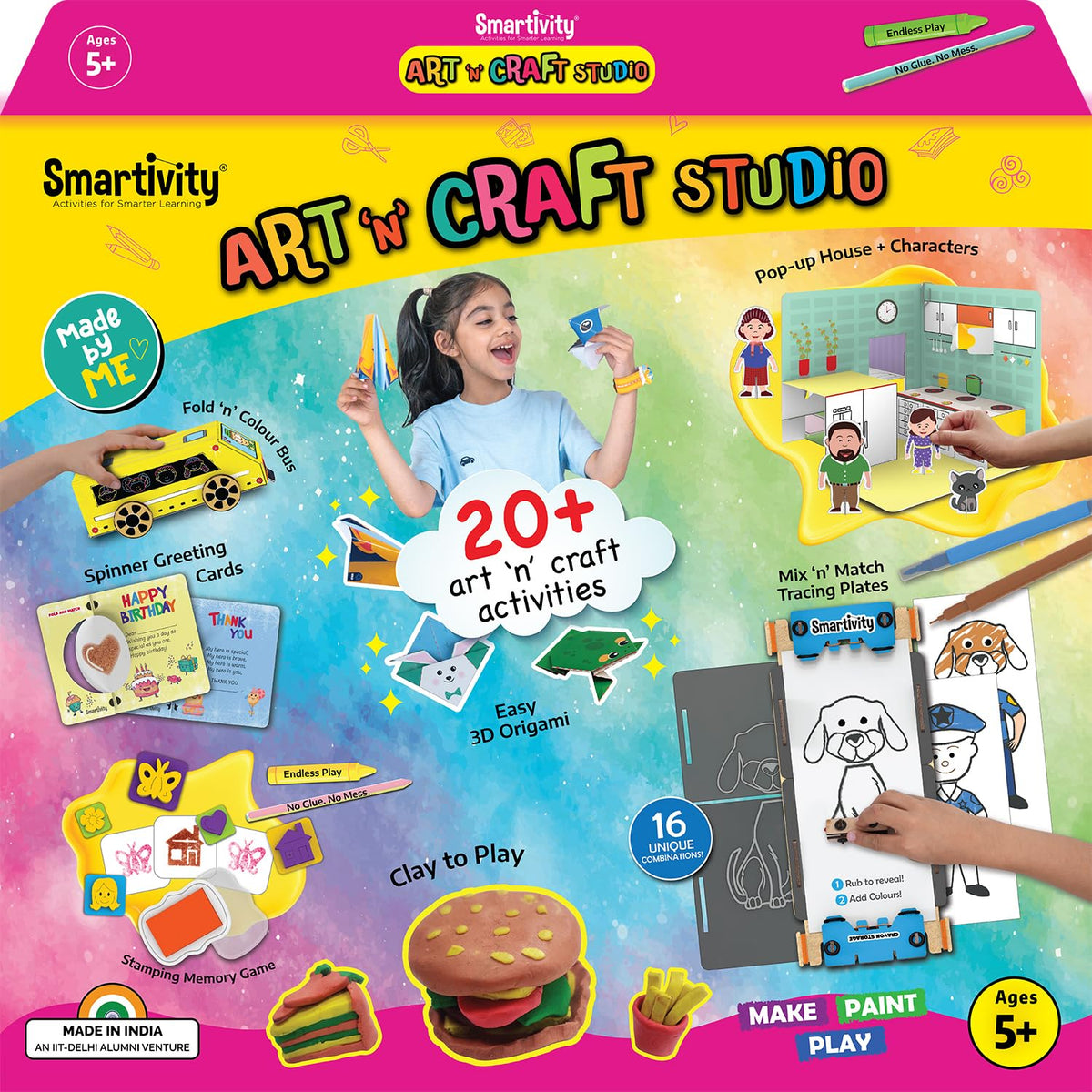 Art and Craft Kit for Kids | All-in-One Activity Set, Ages 5-9