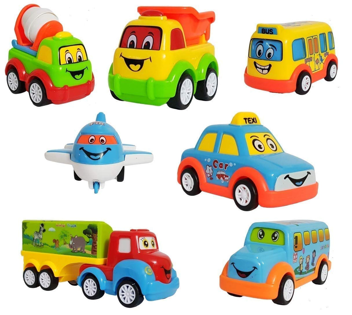 Multicolor Plastic Car Toy for Boys and Girls - Toy Vehicle