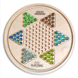 Buy Wooden Chinese Checkers Board Game Online in India – Halma Move-me