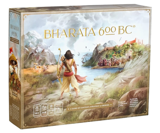 BHARATA 600 BC - Strategy Game for Teens and Families (2 Games in 1 Box!)