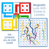 Snakes and Ladders with Ludo Board Game for Kids and Family Fun