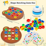 Educational Shape Puzzle Board Game for Kids & Adults