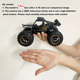 RC Car with Camera for Android and iOS, High Speed Alloy Off Road Fast Racing Vehicle Electric Toy Car Gift for Boys Teens Adults (Rock Crawler Camera WiFi and APP Control) - Random Color (with Batteries)