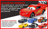 Metal Die Cast Racers Set of 6 Small Unbreakable Cars for Kids, Ideal for Competition and Play.