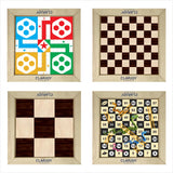 Buy Wooden Ludo & Chess Board Game Online in India | Two in One Set