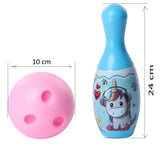 Kids' Bowling Set - Indoor/Outdoor with 6 Pins & 1 Ball