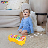 2-in-1 Piano Xylophone Toy for Toddlers - Safe & Fun | Online India