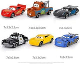 Metal Die Cast Racers Set of 6 Small Unbreakable Cars for Kids, Ideal for Competition and Play.