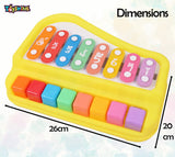 2-in-1 Piano Xylophone Toy for Toddlers - Safe & Fun | Online India