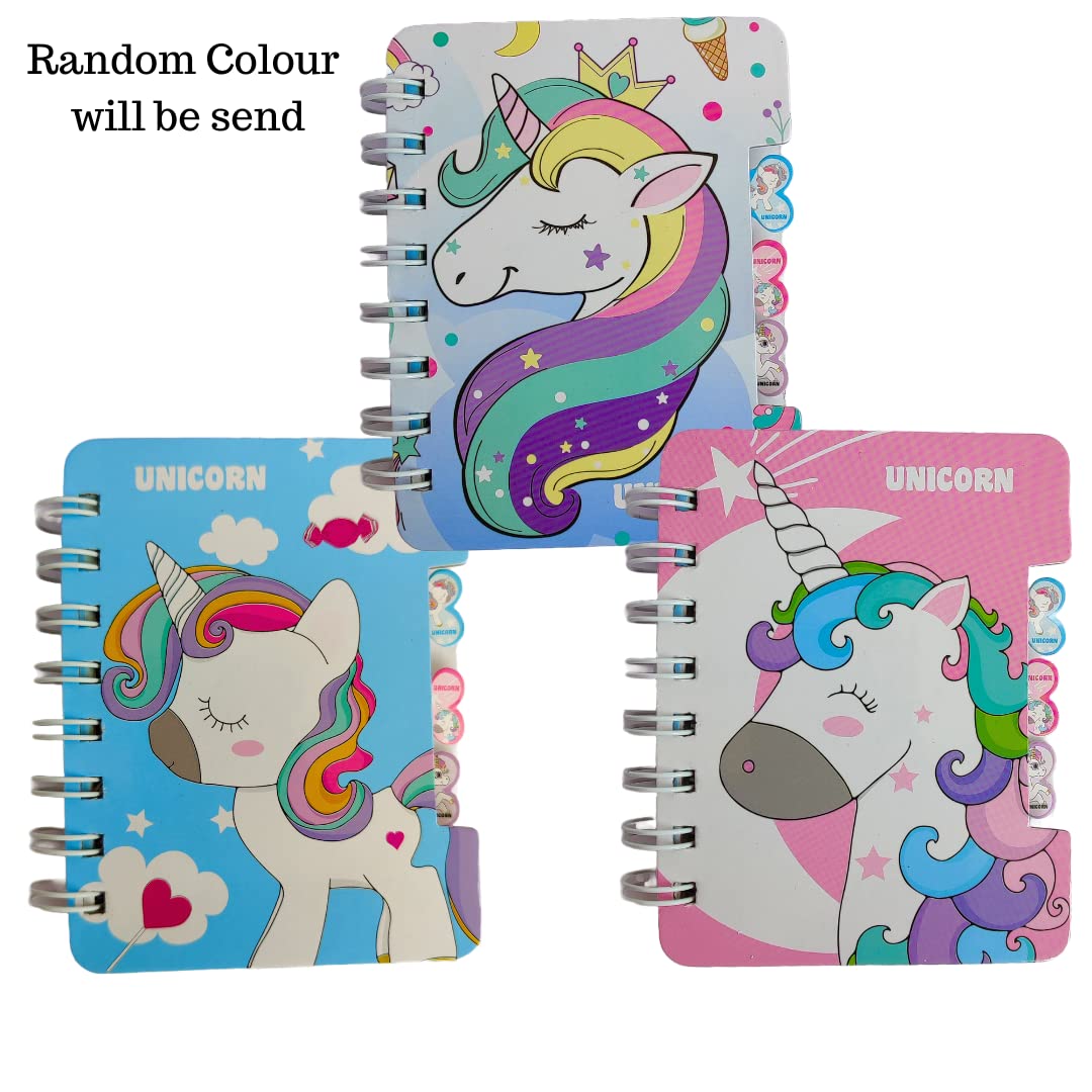 Unicorn Gift Set: Stationary and Spiral Diary for Lovely Girls